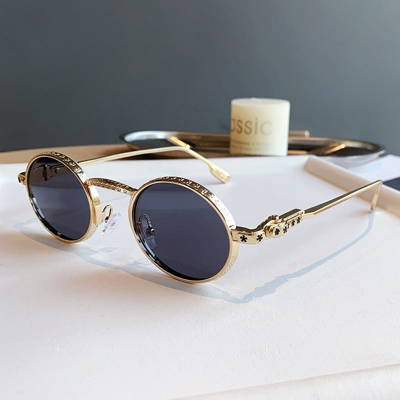 Damen Elegante Sonnenbrille mit filigranen Details Karnz