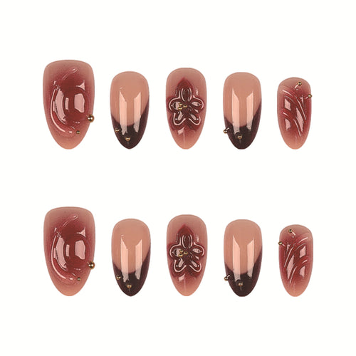 Dekorative Press-On Nagelkunst Kollektion