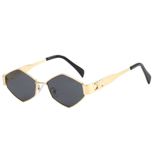 Modische Sonnenbrille Im Hexagonalen Design Karnz