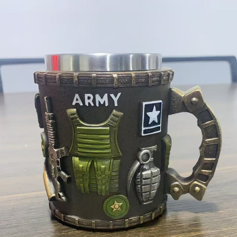 Militär-Themen 3D Becher Karnz