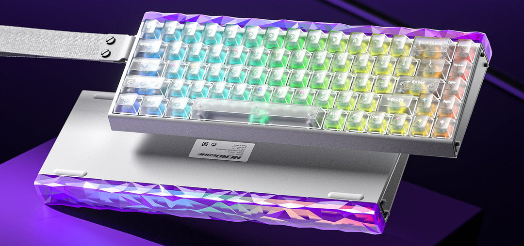 Kabellose mechanische Gaming-Tastatur mit fortschrittlichen RGB-Funktionen Karnz