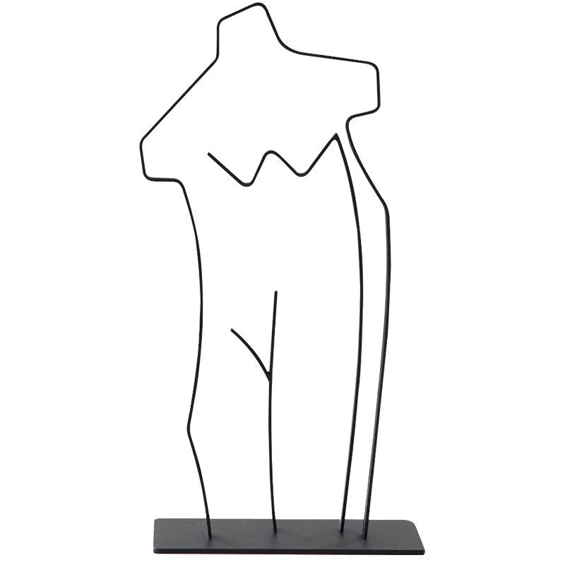 Abstrakte körperförmige dekorative Skulptur