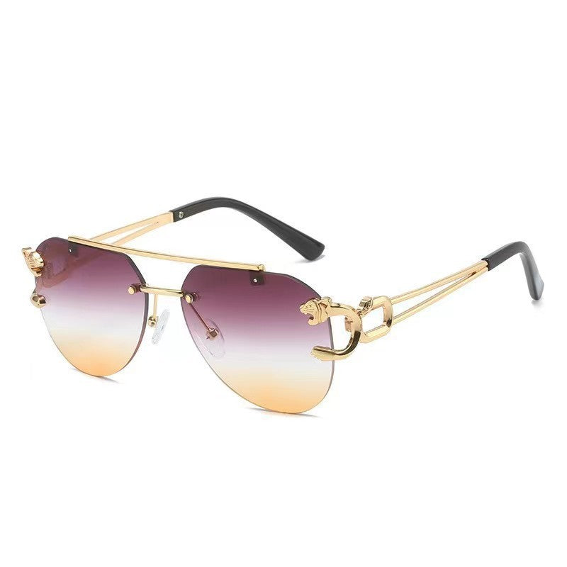Damen Designer Sonnenbrille mit einzigartigem tierischen Akzent Karnz