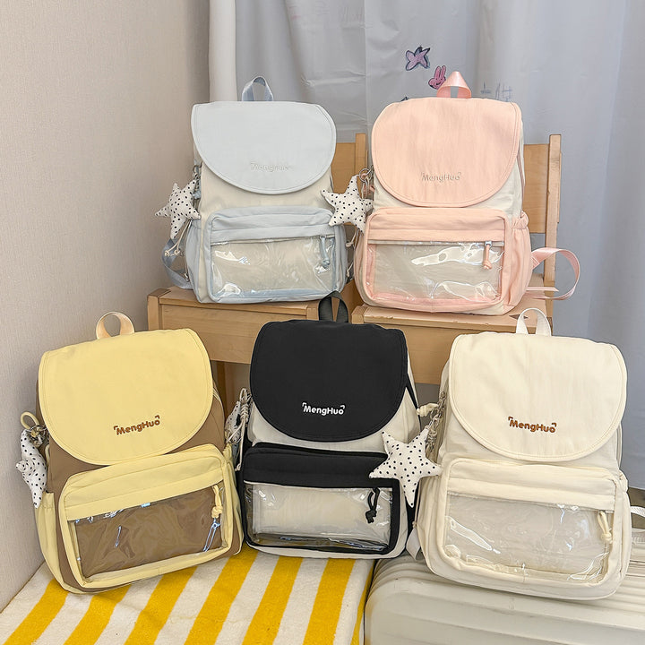 Stylische transparente Utility-Rucksack Karnz