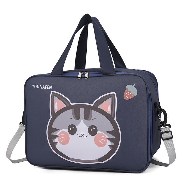 Hübsche Katzen-Print Umhängetasche