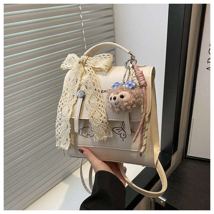Verspielter Bogen-Detail Mini-Rucksack Karnz
