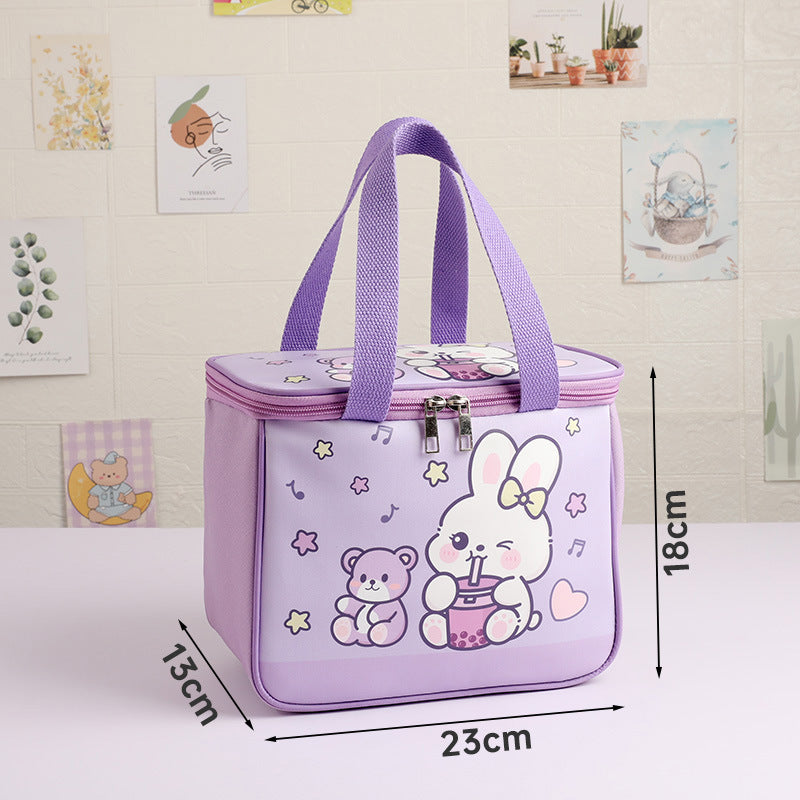 Isolierter Cartoon Lunch Tote Karnz