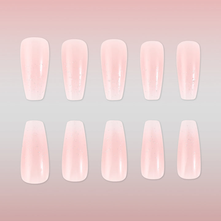 Elegante Ombre Press-On Nägel Karnz