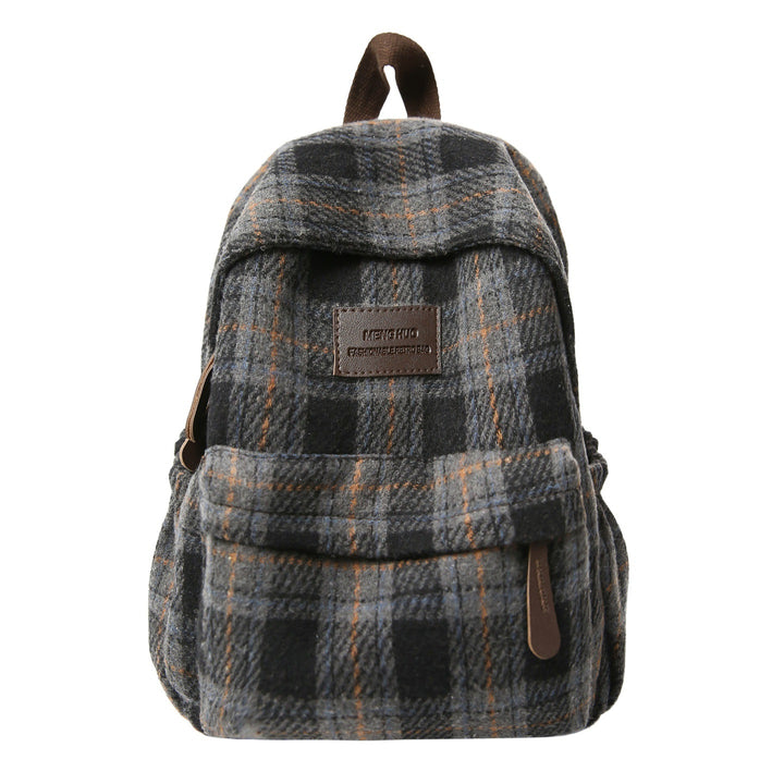 Gemütlicher Karomuster Rucksack Karnz