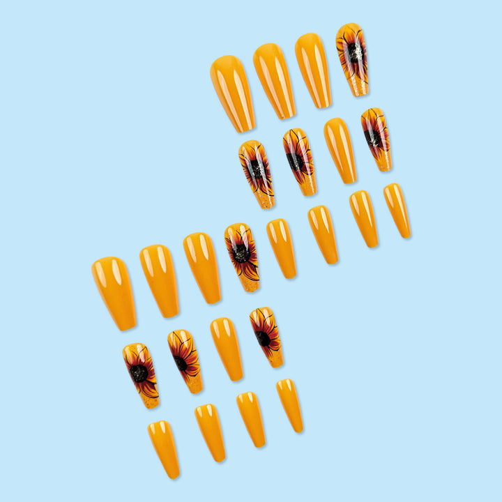 Floral Art Press-On Nail Set Karnz