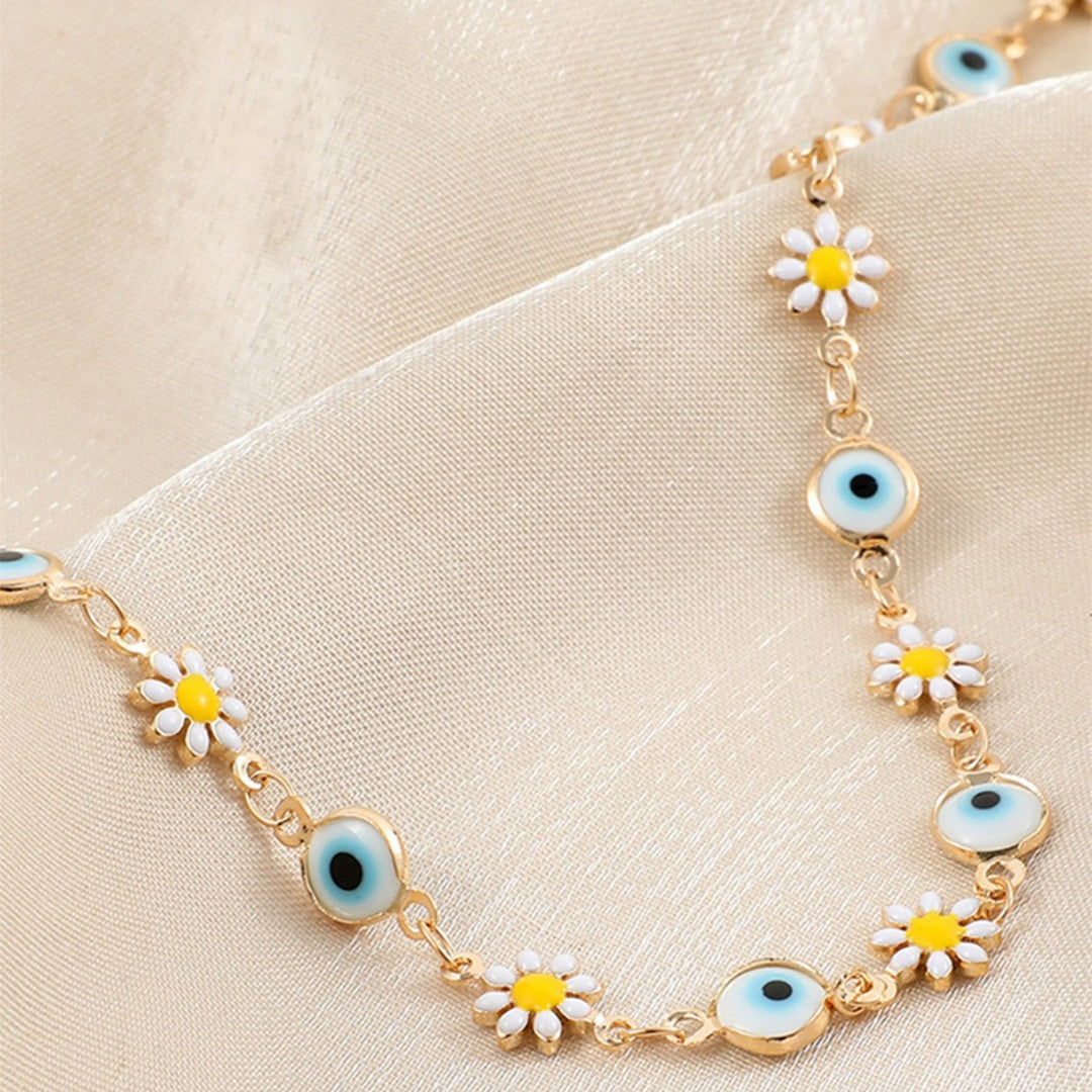 Blumen- und Augen-Charms-Armband Karnz
