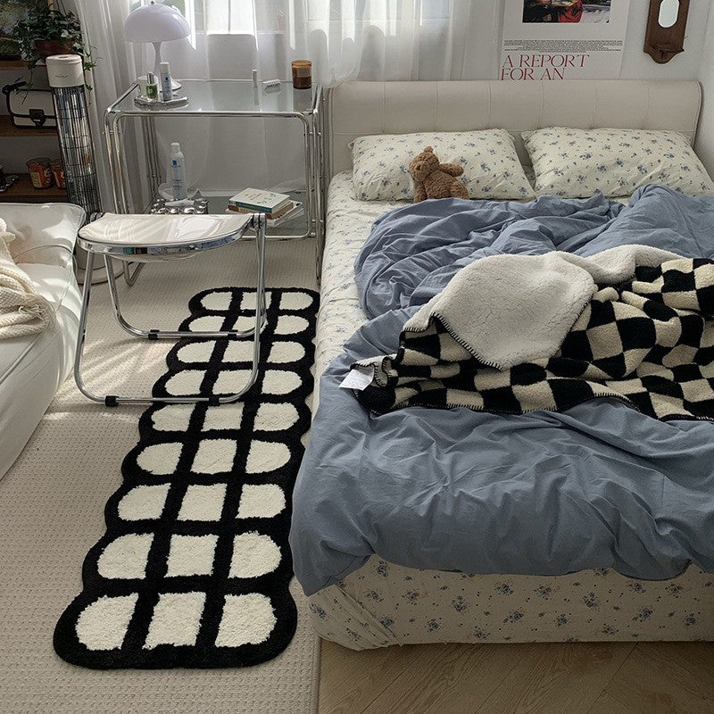 Modern abstrakter geometrischer Teppich Karnz