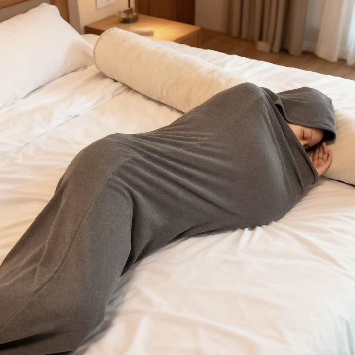 Damen gemütlicher Kapuzen-Schlafsack Karnz