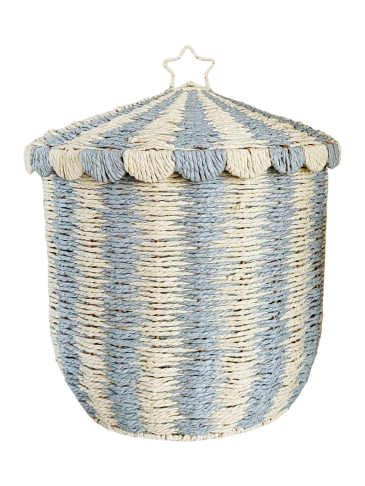 Korb mit Deckel und Dekorativem Design Karnz