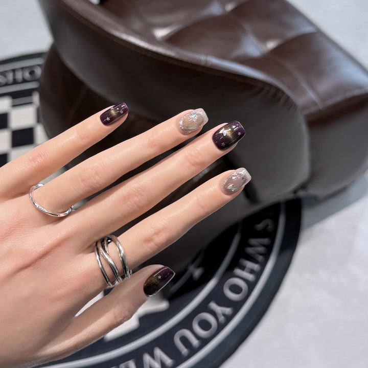 Sternen Gradient Nail Art Set Karnz