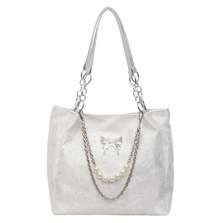 Elegante Handtasche mit Perlendetails Karnz