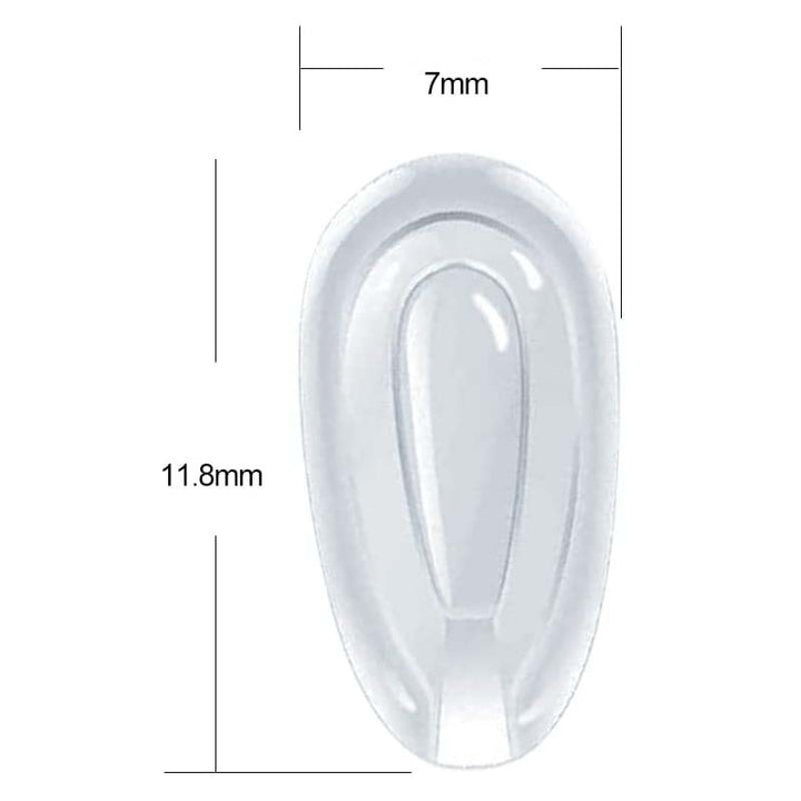 Transparente Gel-Brillen-Nasenpads Karnz
