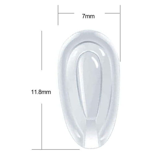 Transparente Gel-Brillen-Nasenpads Karnz