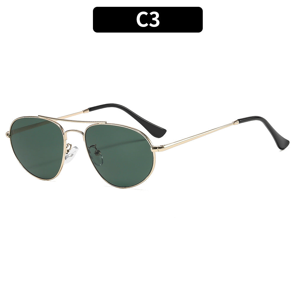 Elegante Metallrahmenbrille
