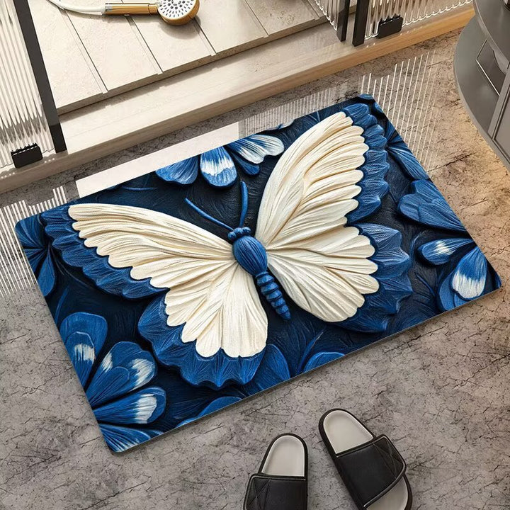 Künstlerisches Schmetterlingsdesign Teppich