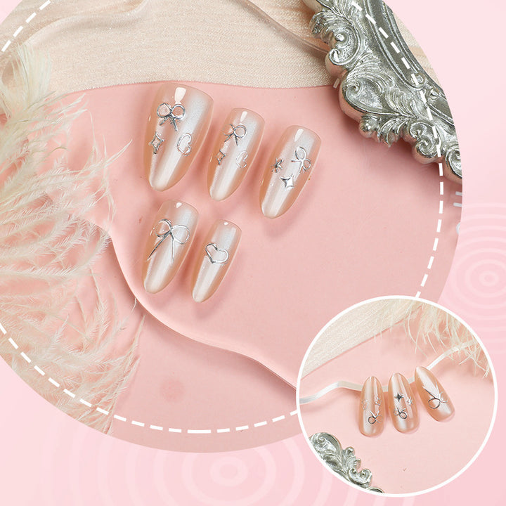Dekoratives Floral Press-On Nagelset
