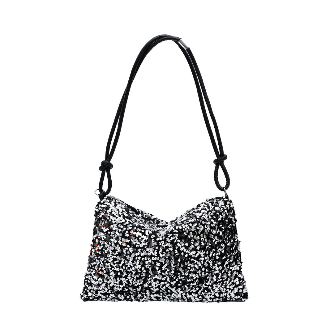 WoSparkling Pailletten Abendhandtasche Karnz