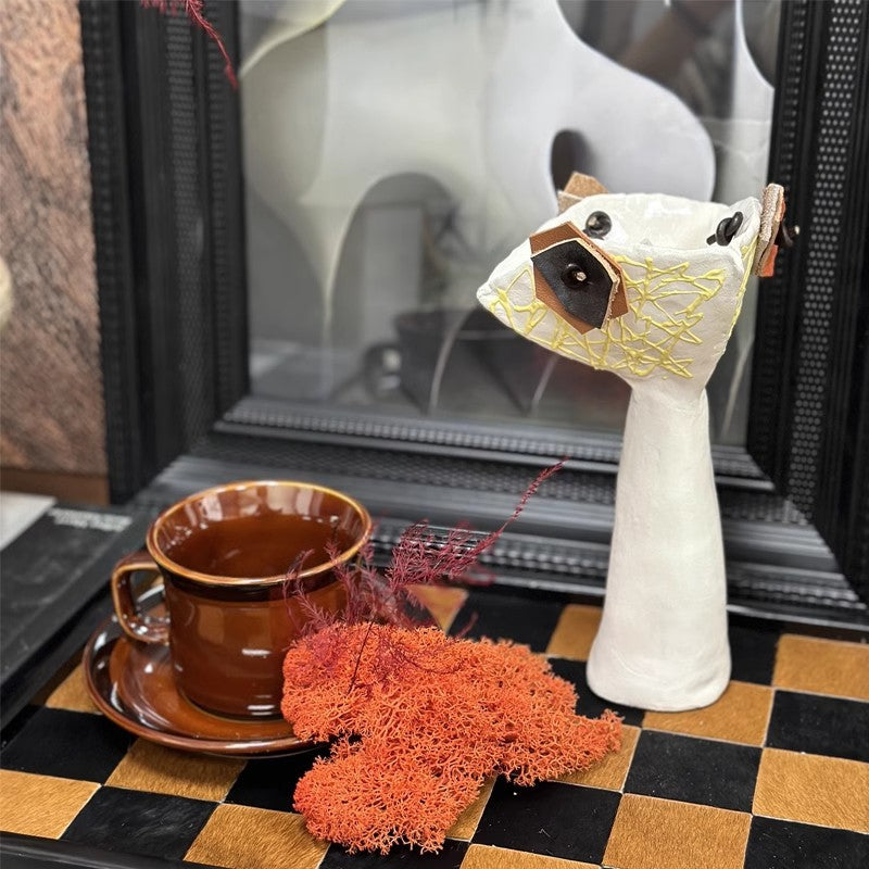 Dekorative katzeninspiriertes Kunstwerk