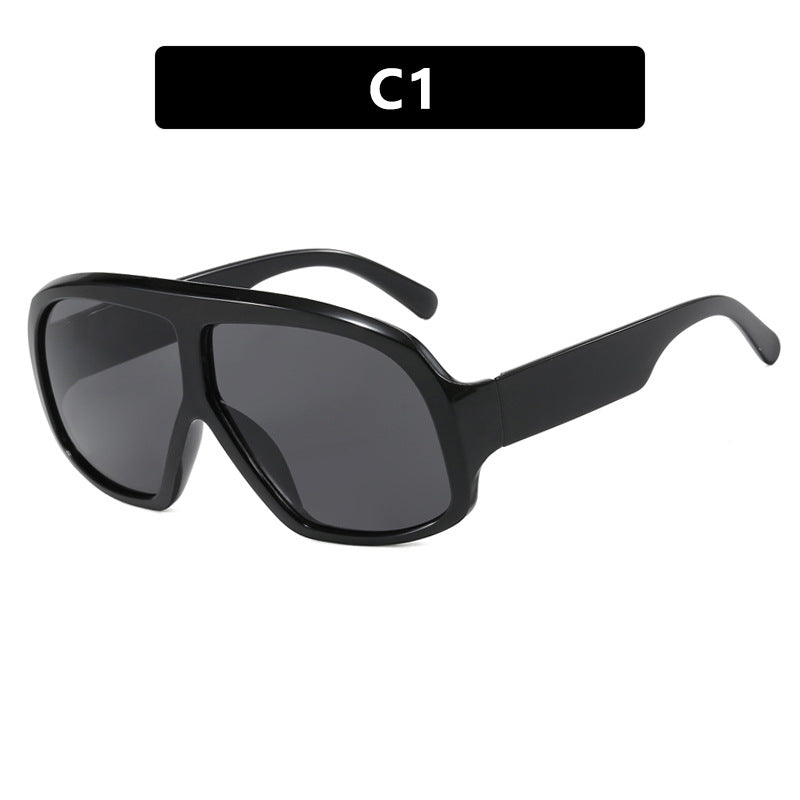 Damen oversized Sonnenbrille im modischen Schildkrötenmuster Karnz