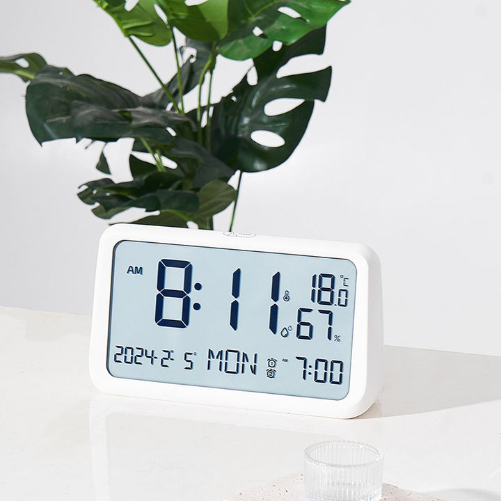 Digitaler Wecker mit Temperatur- und Luftfeuchtigkeitsanzeige Karnz