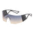 Damen sportliche Sonnenbrille im futuristischen Design Karnz