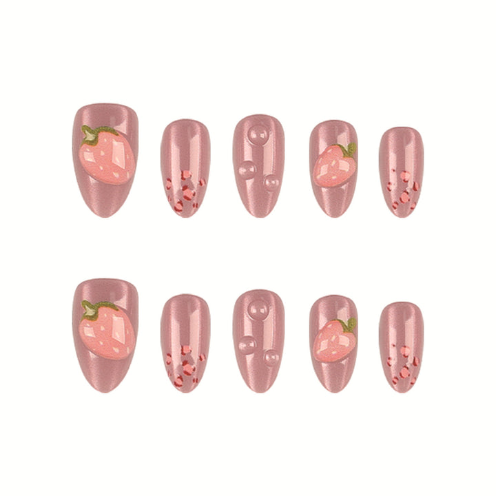 Blumeninspiriertes Press-On Nagelset