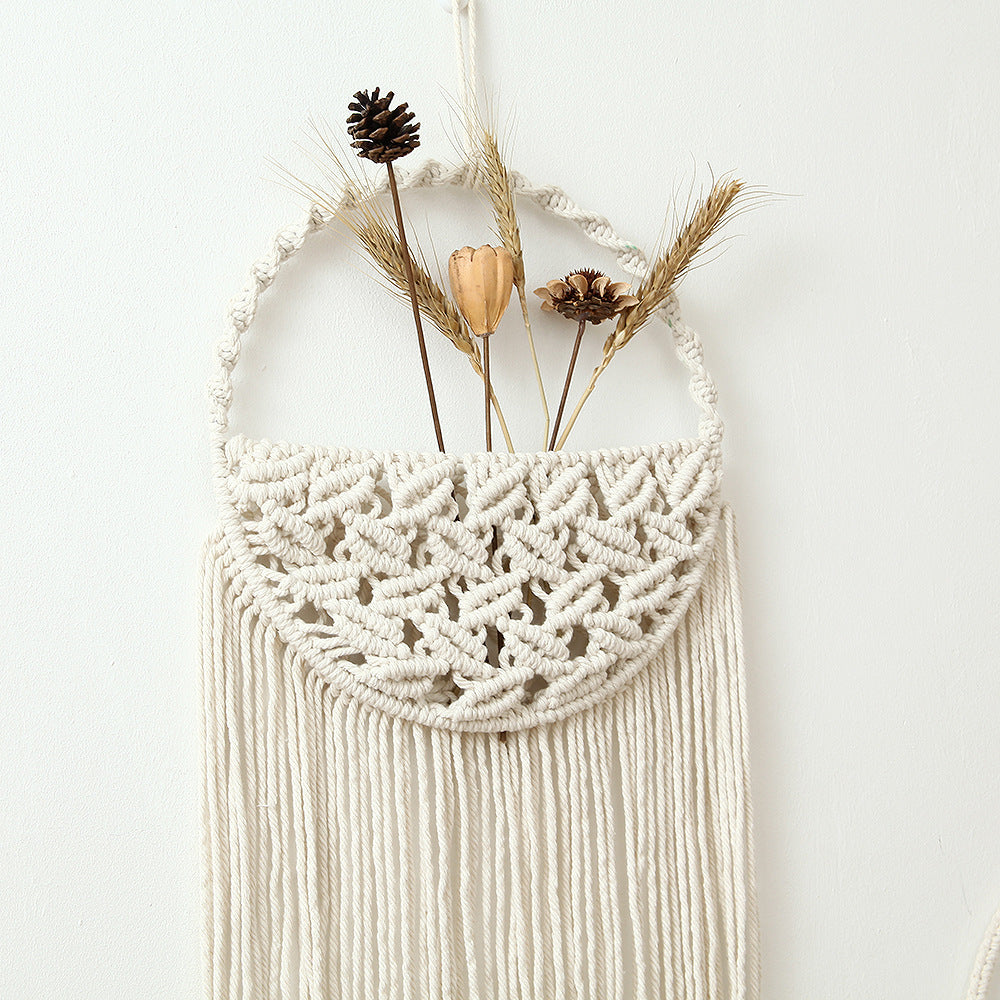 Macramé Wandbehang Dekor mit Fransen-Details Karnz