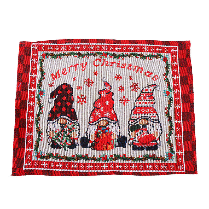 Festliche Tischdecke mit Weihnachtsmuster Karnz