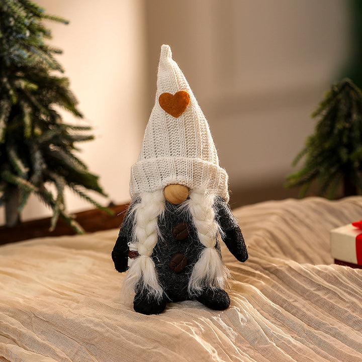 Dekorative Weihnachtsgnom Figur Karnz