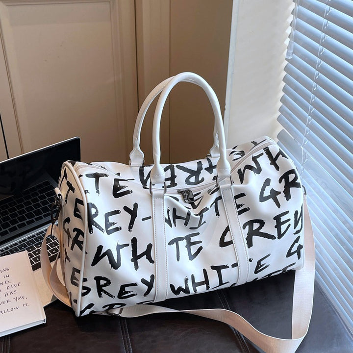 Stylischer Grafikdruck Duffelbag Karnz