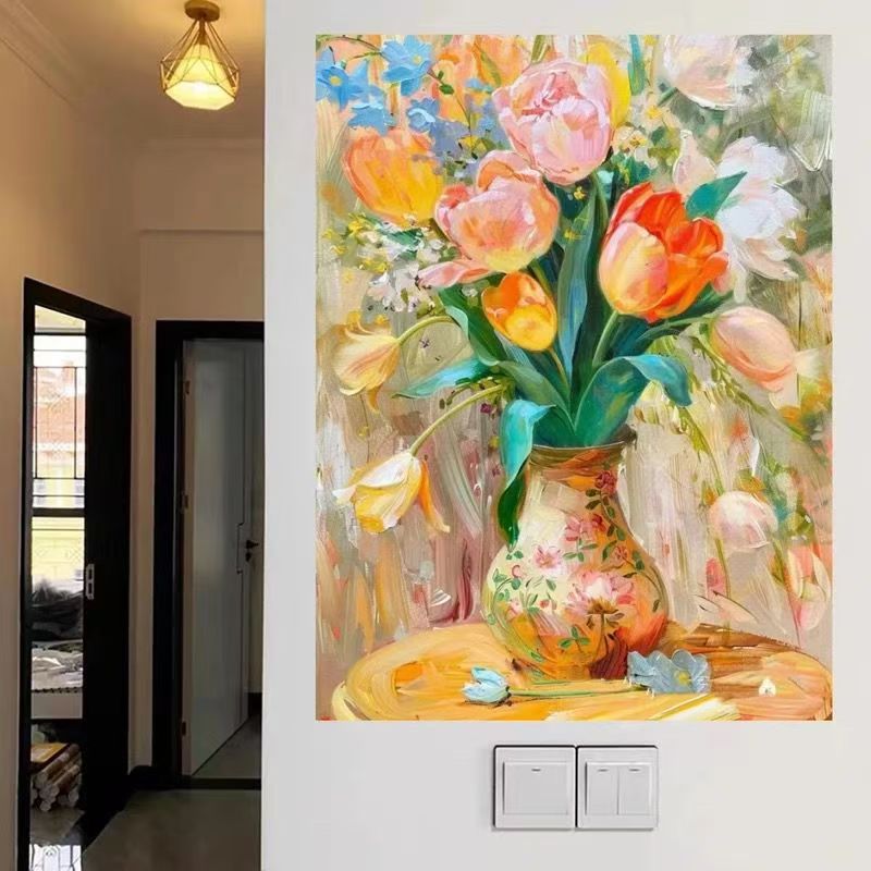 Florale Stillleben Leinwandkunst Karnz