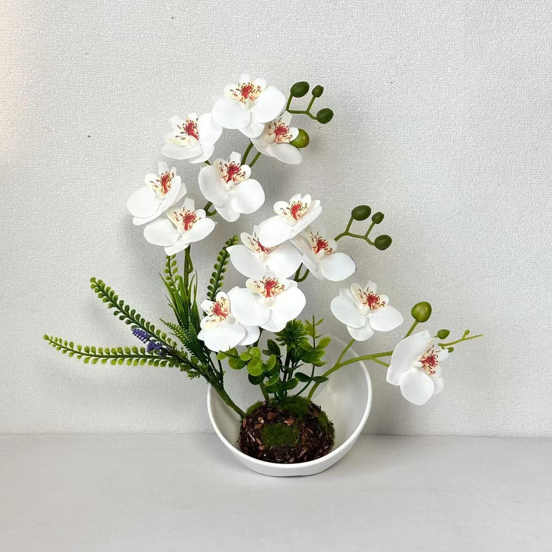 Faux-Orchidee Blumenarrangement für die Wohnungsdekoration