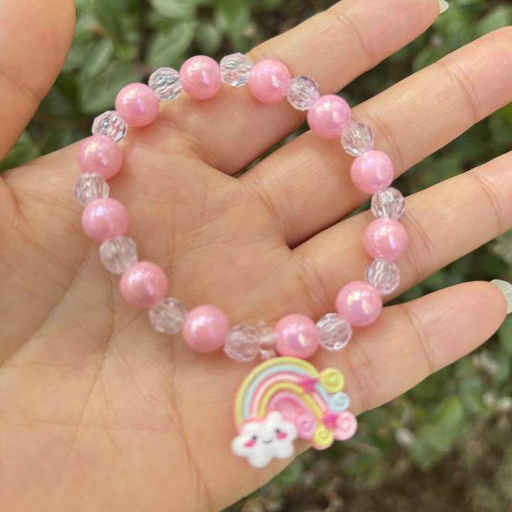 Süßes Armband mit Elefantenanhänger Aus Glas Karnz