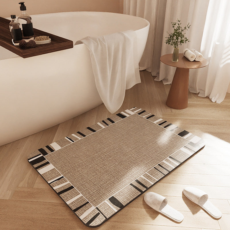 Stylische rutschfeste Badematte