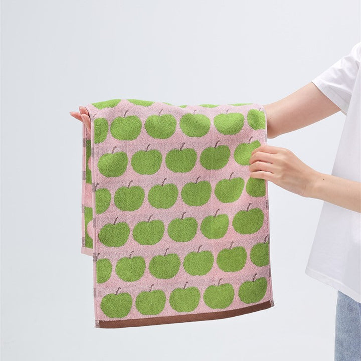 Weiches Jacquard-Gästetuch mit Kirschmuster Karnz