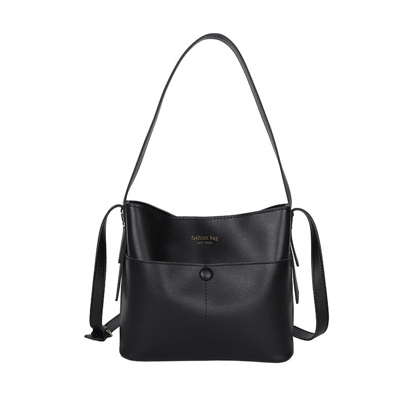 Minimalistische Leder Schultertasche