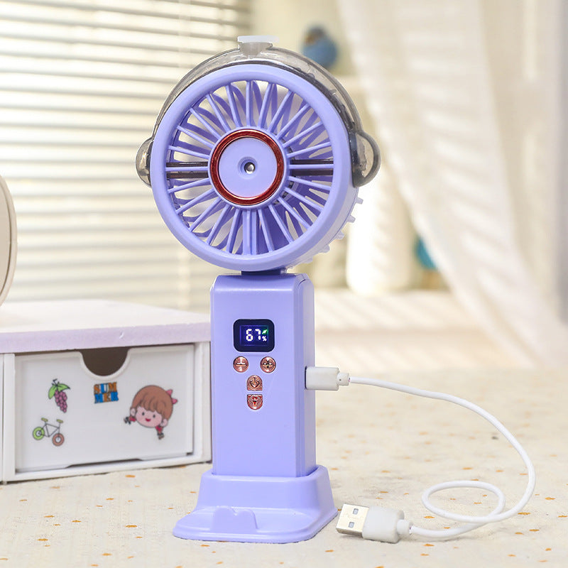 Damen Tragbarer USB Ventilator mit digitaler Steuerungsanzeige und flexibler Neigung Karnz