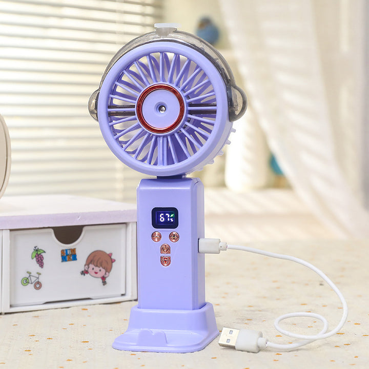 Damen Tragbarer USB Ventilator mit digitaler Steuerungsanzeige und flexibler Neigung Karnz