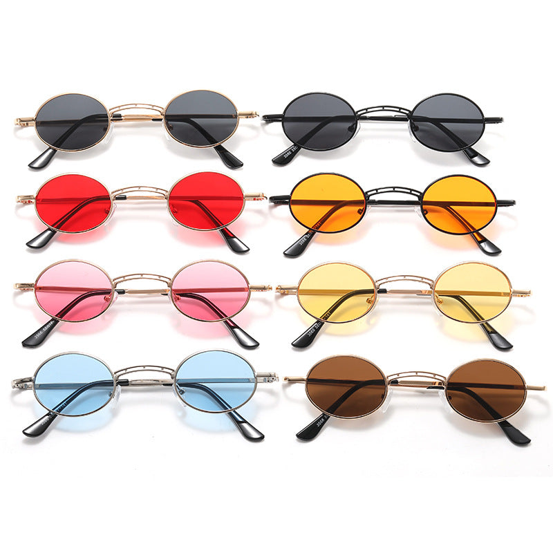 Damen runde modische Sonnenbrille Karnz