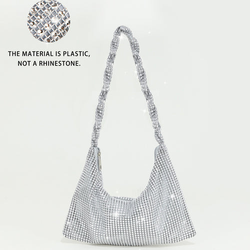 Glänzende Strass-Handtasche