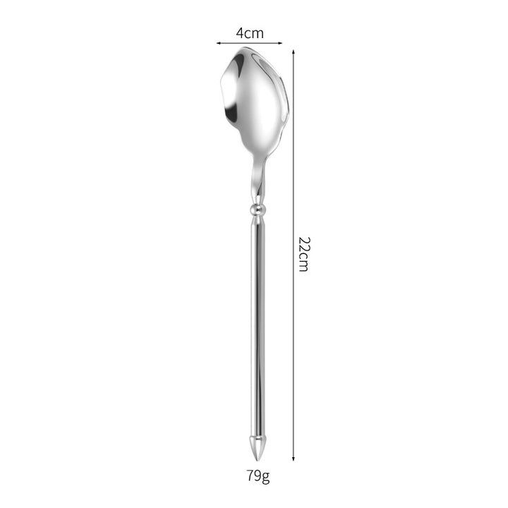 Eleganter und Ergonomischer Löffel mit Schmalem Griff Karnz
