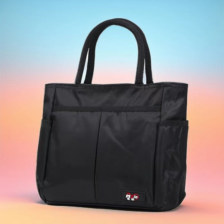 Multi-Pocket Candy Print Tote Bag Karnz