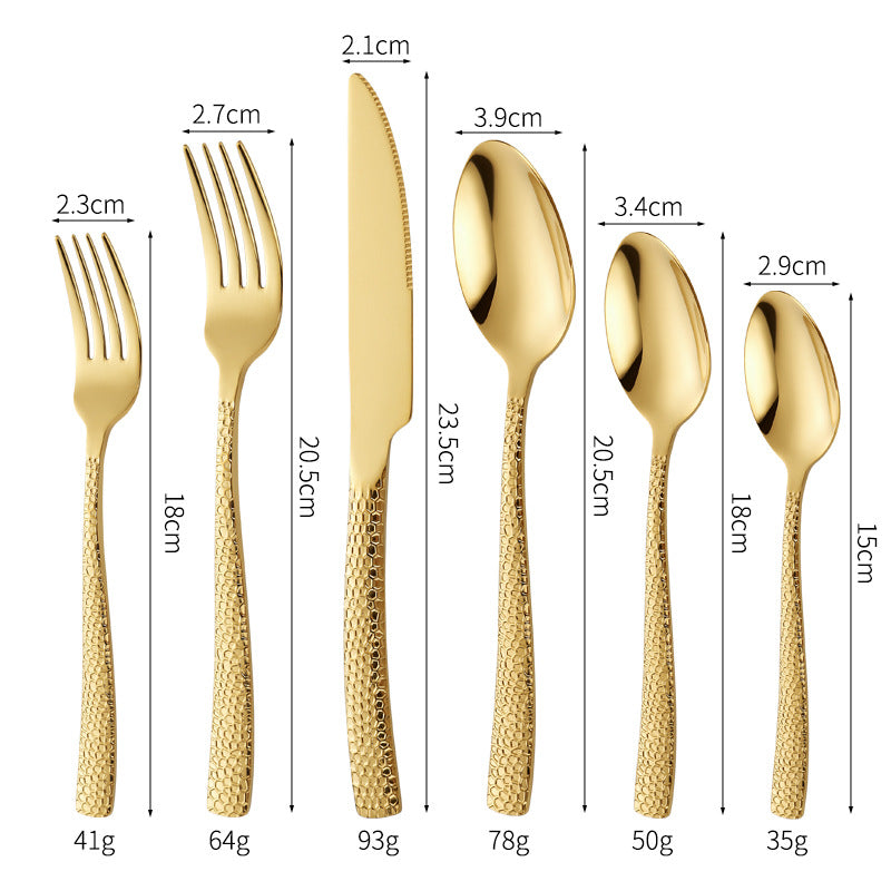 Stilvolles und Farbenfrohes Besteckset Aus Edelstahl Karnz