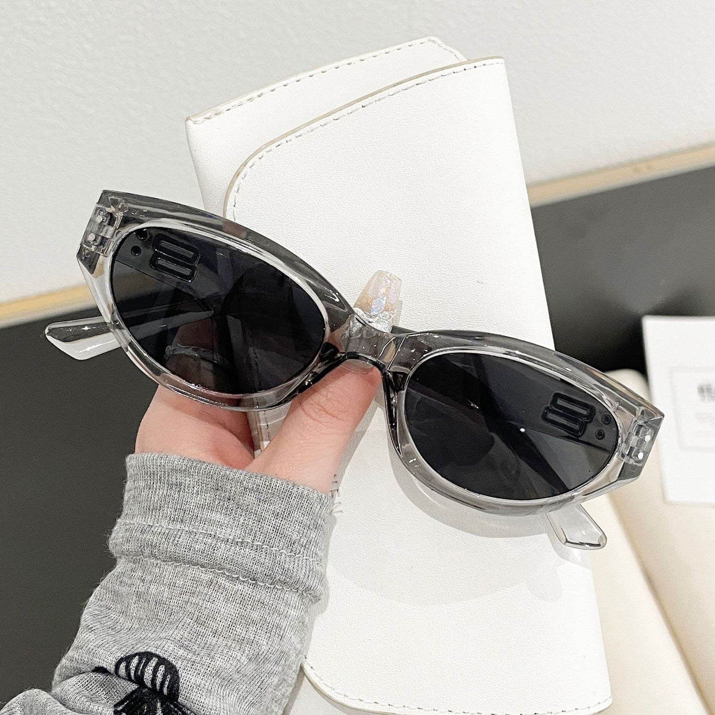 Damen modische Cat-Eye Sonnenbrille Karnz