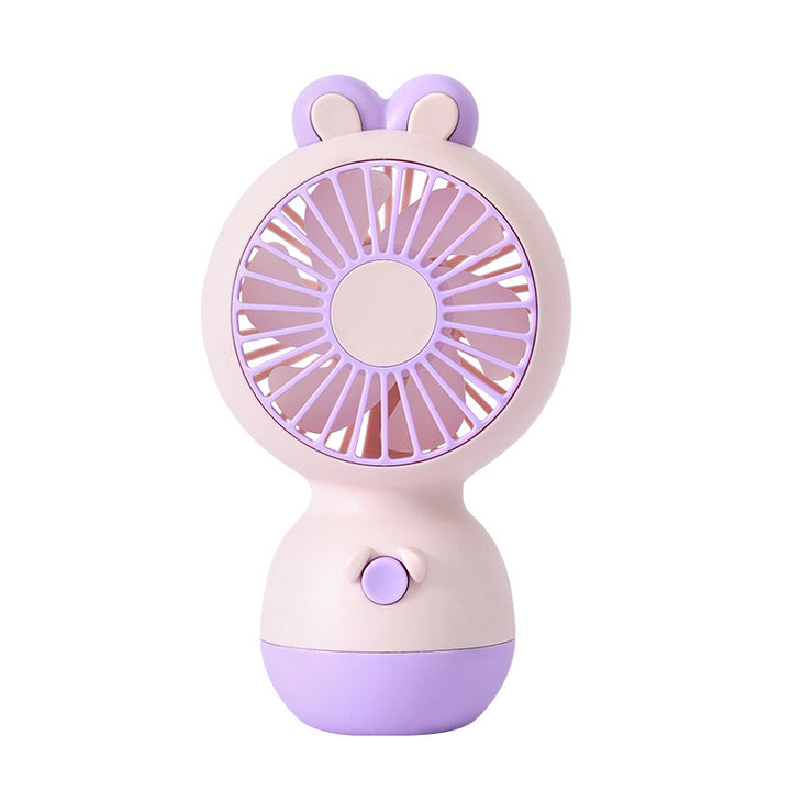Damen Tragbarer Handventilator mit ergonomischem Design und süßem Tiermotiv Karnz